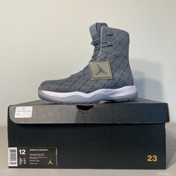 NEW - Nike Jordan Future Boot Cool Gray - Size 12 Style 854554-003 - Picture 3 of 7